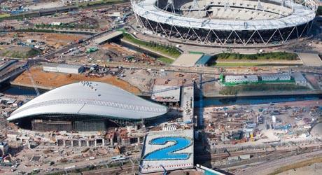 Olympic Park, two years to go