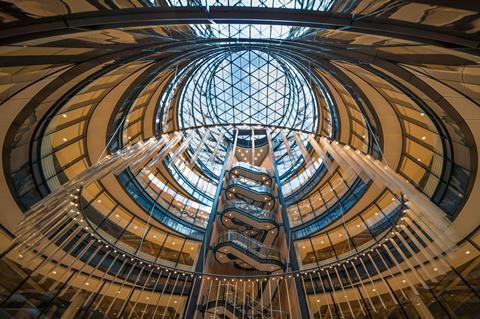 The atrium at 100 Liverpool Street