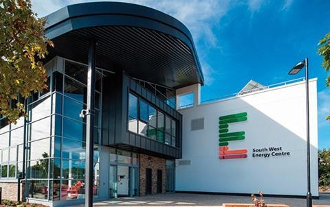 South Devon College’s Energy Centre, where Schneider Electric has installed an intelligent BMS that monitors and analyses energy use