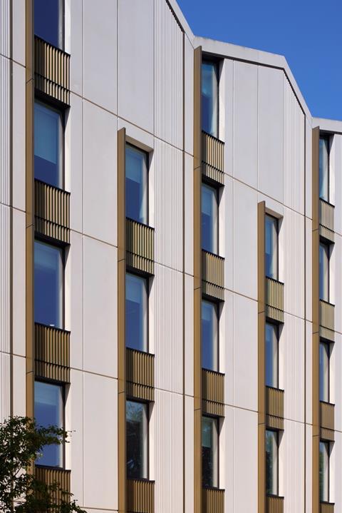 Life and Mind Building cladding detail