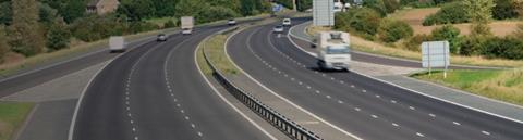 UK Motorway, M62 - Empty, Traffic Free