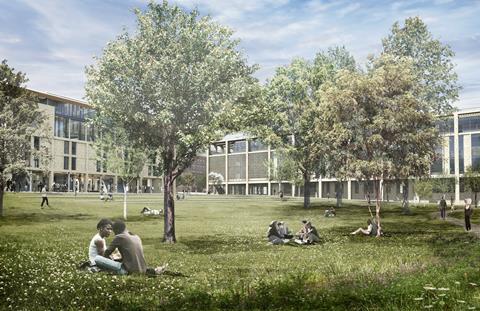 Roehampton University masterplan, showing buildings by MJP and Feilden Clegg Bradley Studios