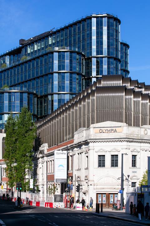 Olympia Hammersmith Road view