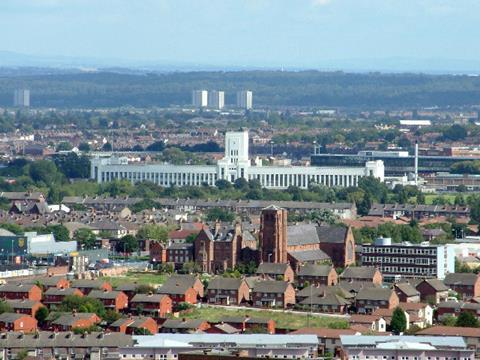 Art Deco former Littlewoods headquarters in Liverpool