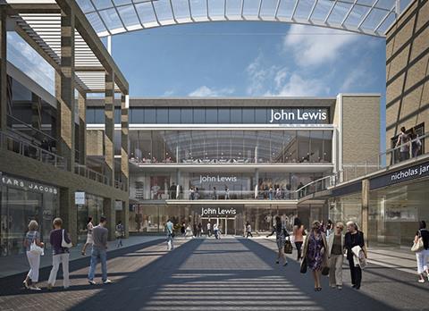 John Lewis store Westgate shopping centre Oxford