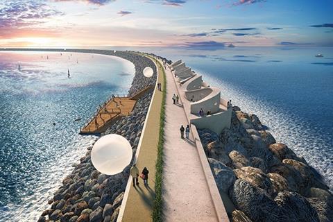 The tidal lagoon will be formed by an enclosed stretch of water surrounded by an accessible 9.5km barrier wall