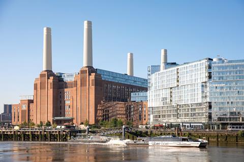 Battersea Power Station From Across The River in 2022 - credit Brendan Bell