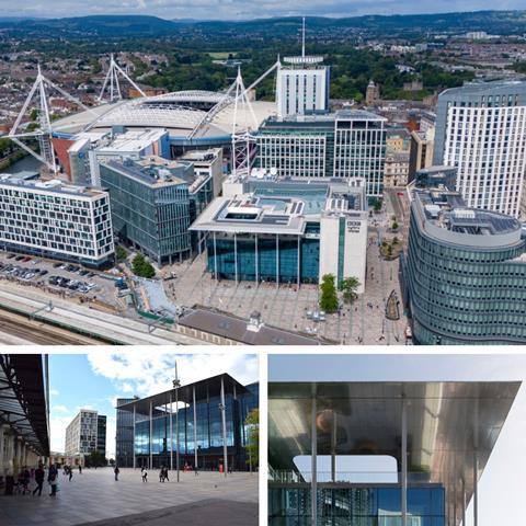 Cardiff Central Square - Shutterstock, Hannah Gasparutti Foster + Partners