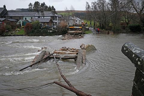 Flooding has repeatedly hit Cumbria