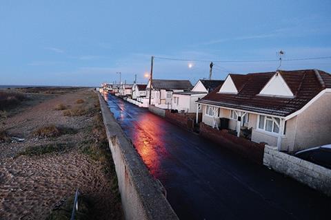 Jaywick in Essex was evacuated last month after a storm surge