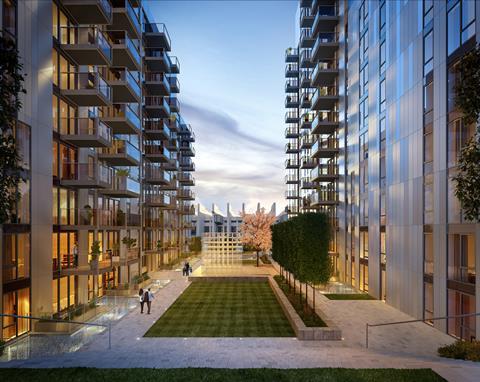 Alto.wembley park external 2 courtyard dusk rev g