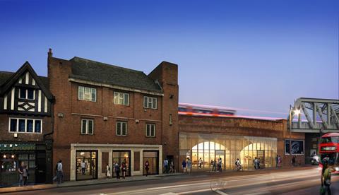 Fletcher Priest Architects for TfL - Kingsland Road arches - proposed