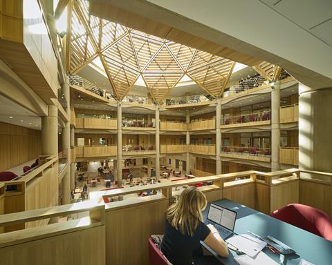 19. View of a reading space for students, Stephen A. Schwarzman Centre for the Humanities