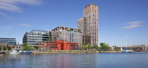 OMP's Capital Dock, a 660,000sq ft mixed-use development in Dublin’s South Docks for Kennedy Wilson, one of 60 OMP projects in Ireland