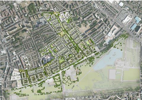 HTA's overall masterplan for the Aylesbury Estate in south London