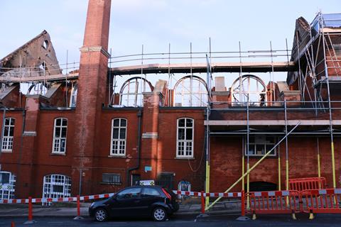 Battersea Arts Centre damage 1