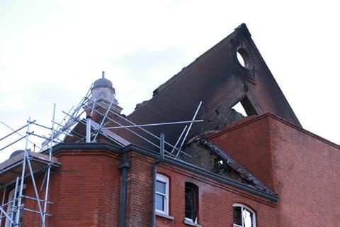 Battersea Arts Centre damage 2