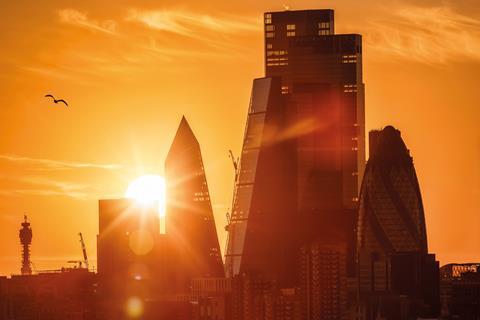 sunset buildings shutterstock_1960891315