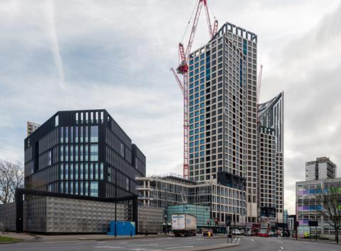 Elephant & Castle town centre from north