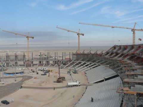 About a quarter of the stands have all four levels;