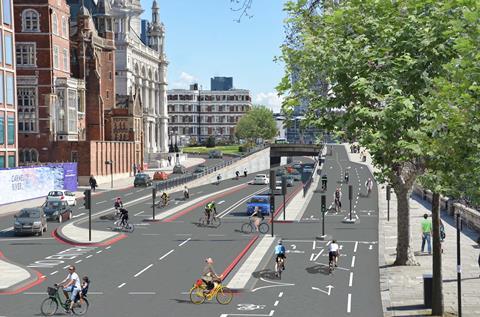 Blackfriars junction cycleway