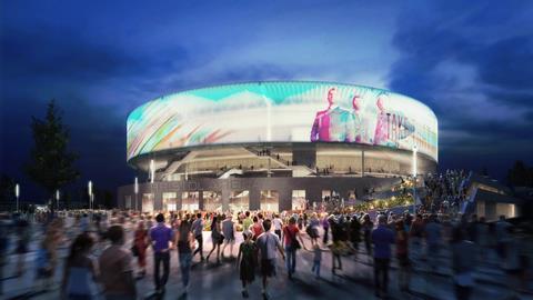 Populous' winning design for Bristol Arena