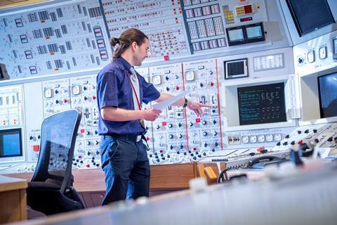 Heysham control room