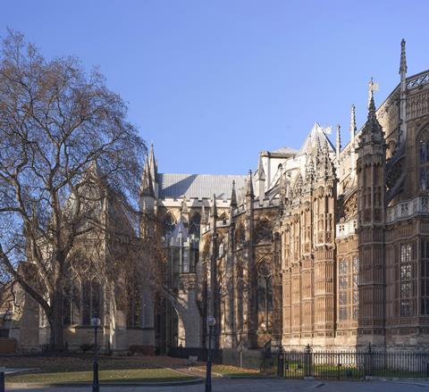 Westminster Abbey with the new tower