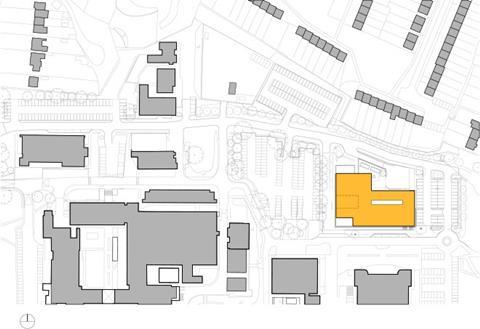New Science Building site plan