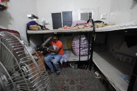 Migrant workers labour camp - Qatar