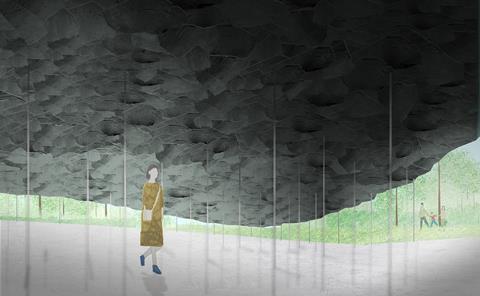 Serpentine Pavilion 2019 by Junya Ishigami - Interior