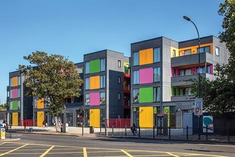 Modular housing in Ladywell