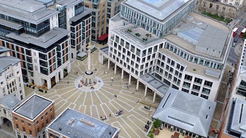 Paternoster Square, seen from the top of St Paul's Cathedral