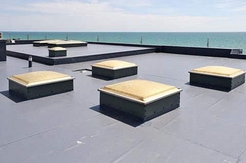 Fixfast supplied FarBo retrofit rainwater outlets as part of the refurbishment of the Royal Garden hotel in Bognor Regis
