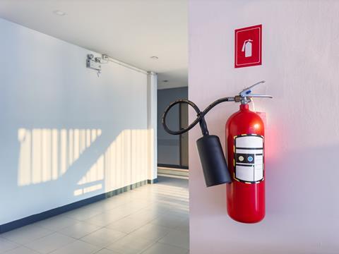 Picture of a fire extinguisher