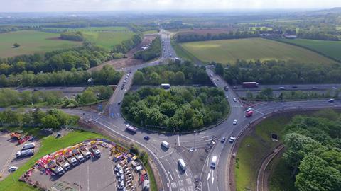 Improvement to Junction 23 of the M1, near Loughborough, Morgan Sindall Infrastructure