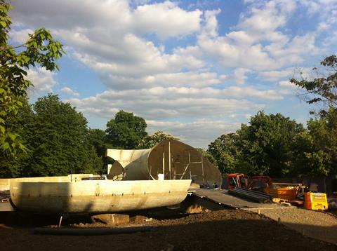 The 2014 Serpentine Pavilion by Smiljan Radic