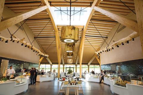 A bespoke Ridgeglaze rooflight was specified at AFL Architects’ Gloucester Services on the M5 in Gloucestershire