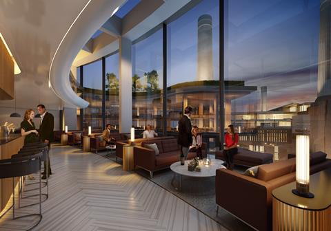 Battersea Power Station - Foster residents' lounge