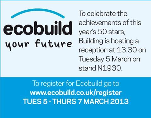 Ecobuild stars