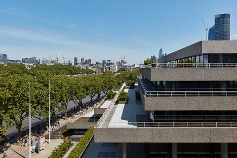 76 Upper Ground terraces from National Theatre
