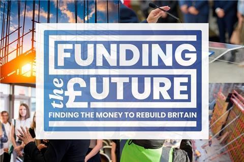 Funding the Future logo on background