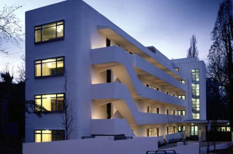 1934 - Lawn Road Flats, London by Wells Coates. Nominated by Elizabeth Darling