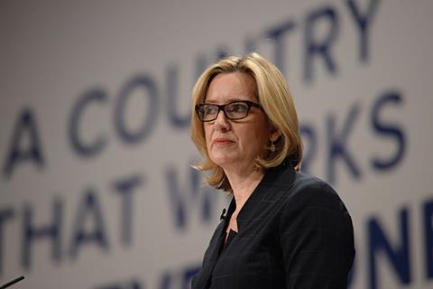 Home secretary Amber Rudd