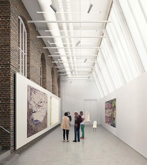Proposals for the transformation of the RA Schools East Studio. David Chipperfield and Julian Harrap have been appointed to the job.
