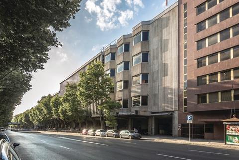 The former headquarters of Spanish telecoms giant Telefónica