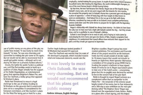 Chris Eubank archive piece