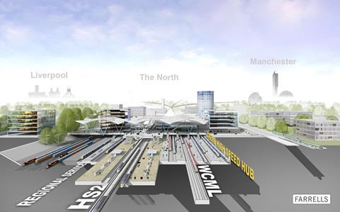 Farrells HS2 superhub Crewe