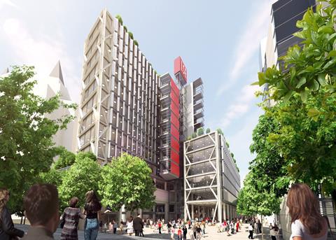 RSHP's winning proposal for the LSE's Global Centre for Social Sciences - Team E