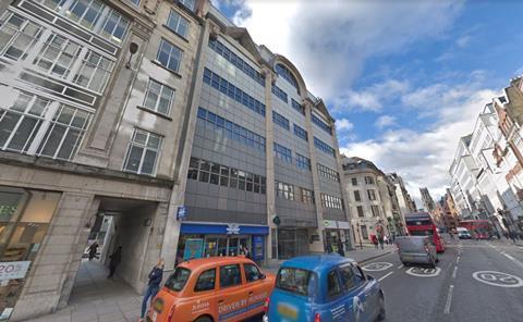 68-71 Fleet Street, acquired by the City of London for a new courts and police HQ to be designed by Eric Parry Architects